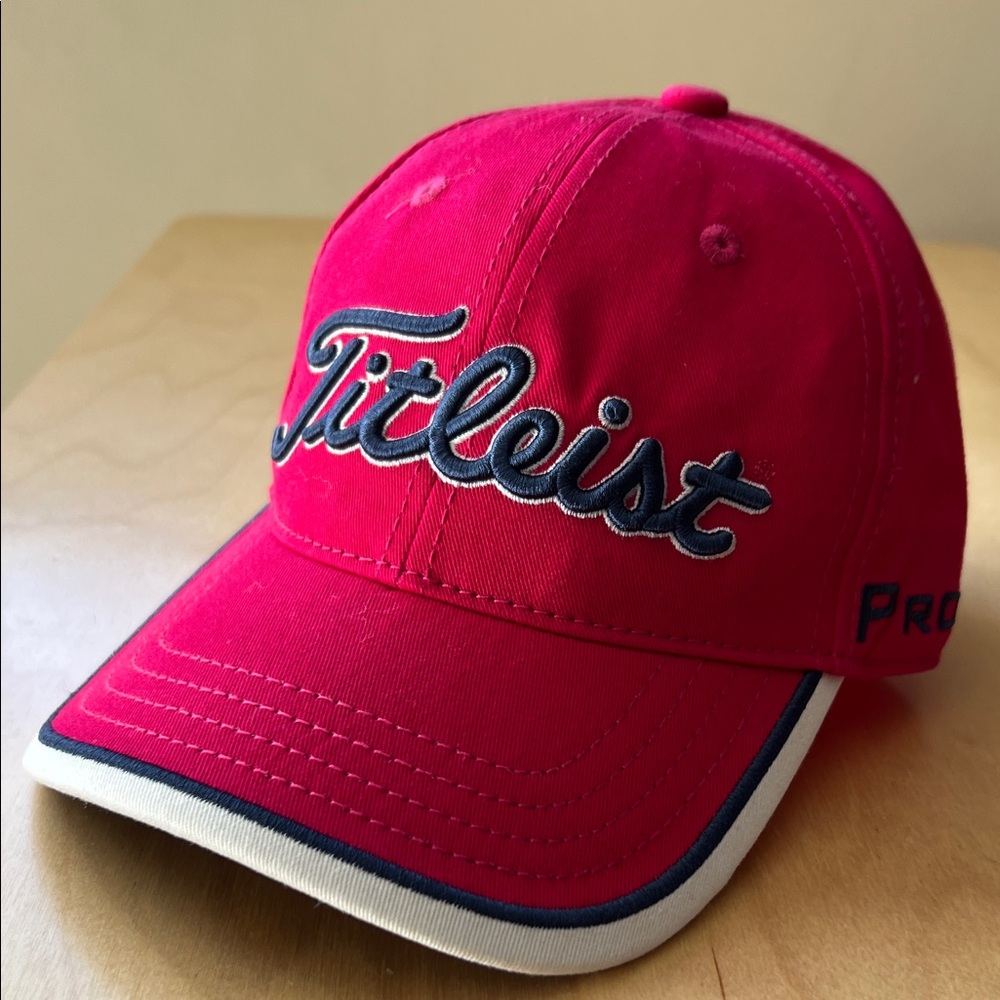Titleist Red and White Women's Hat